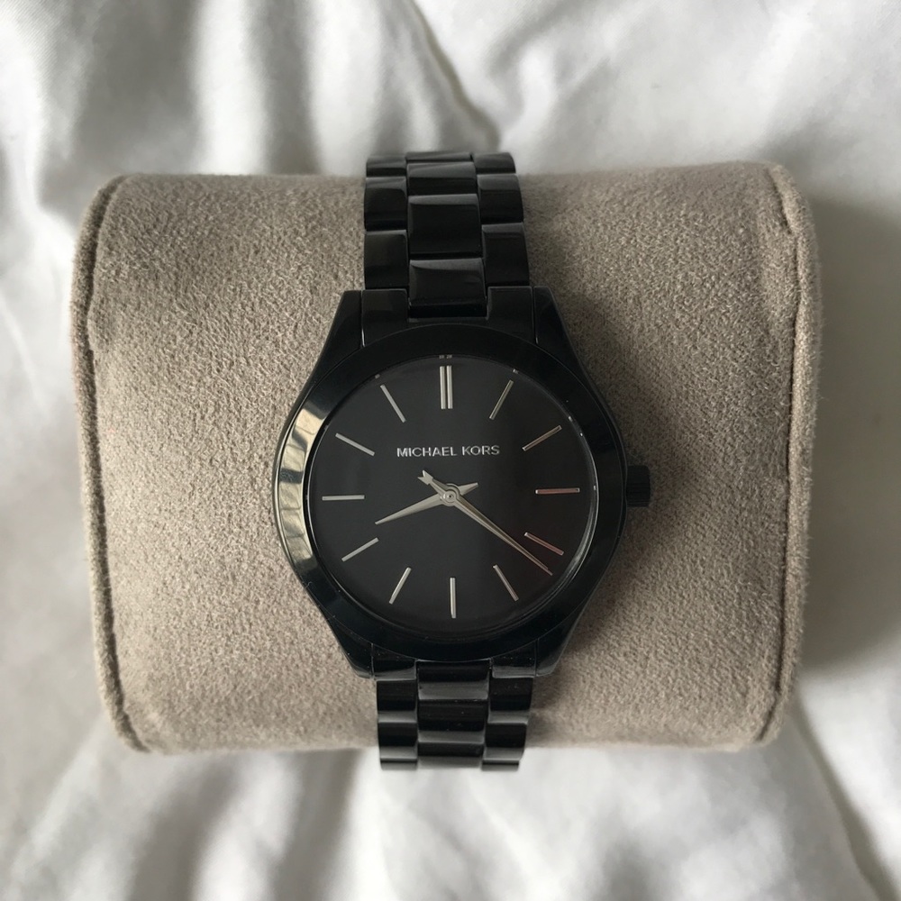 Michael Kors MK3587 Mini Slim Runway Black Watch